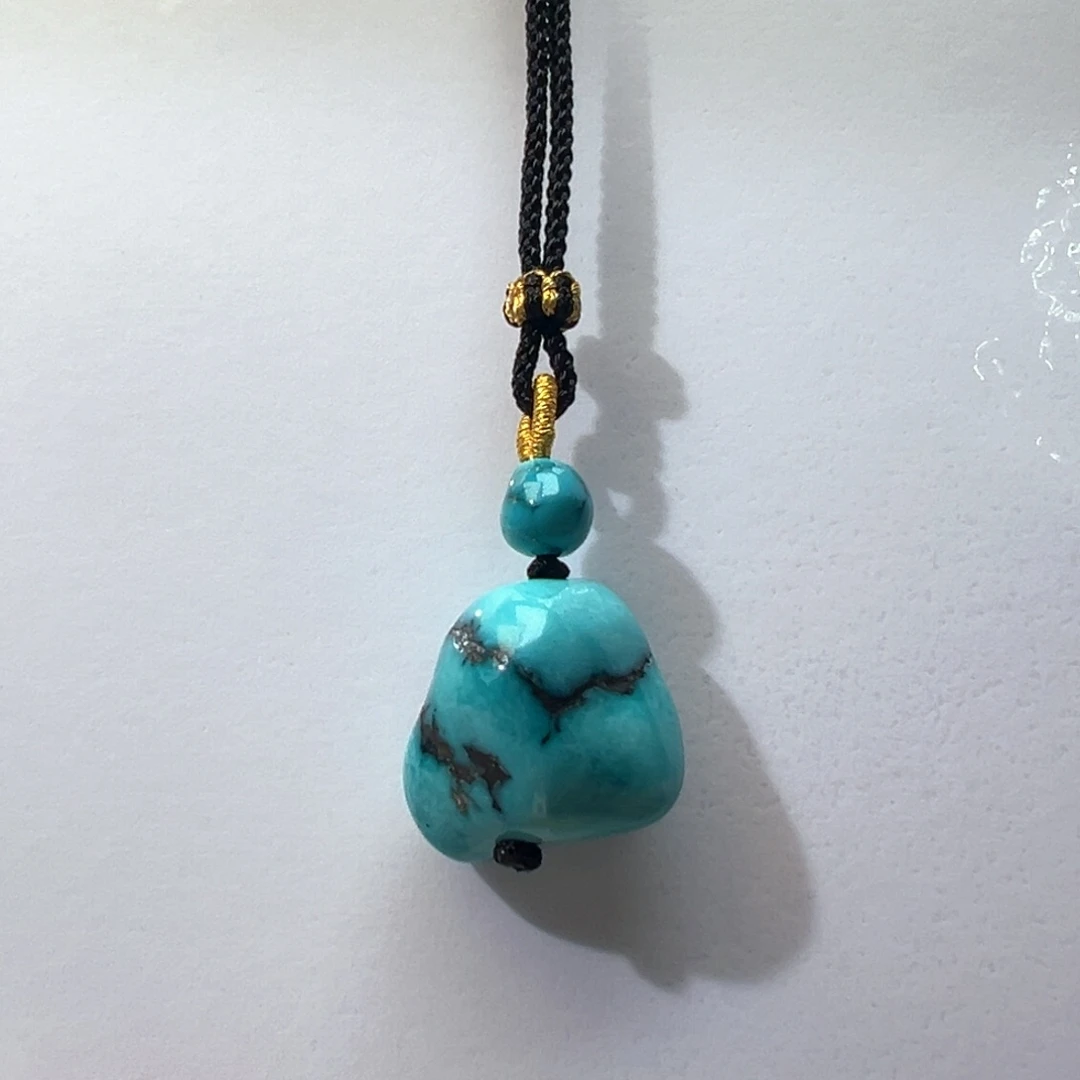 绿松石未镶嵌挂件