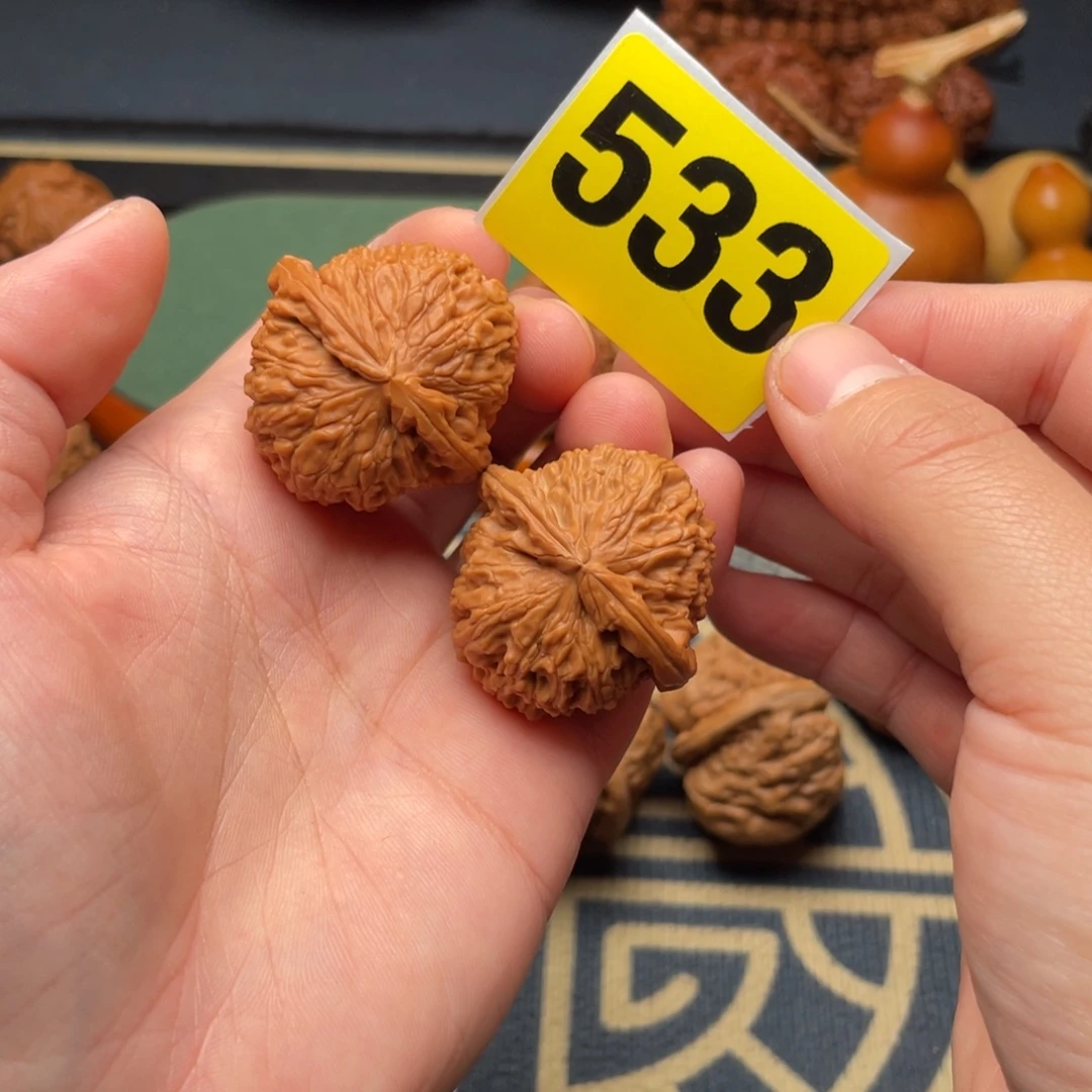 文玩核桃吊坠34球白533号