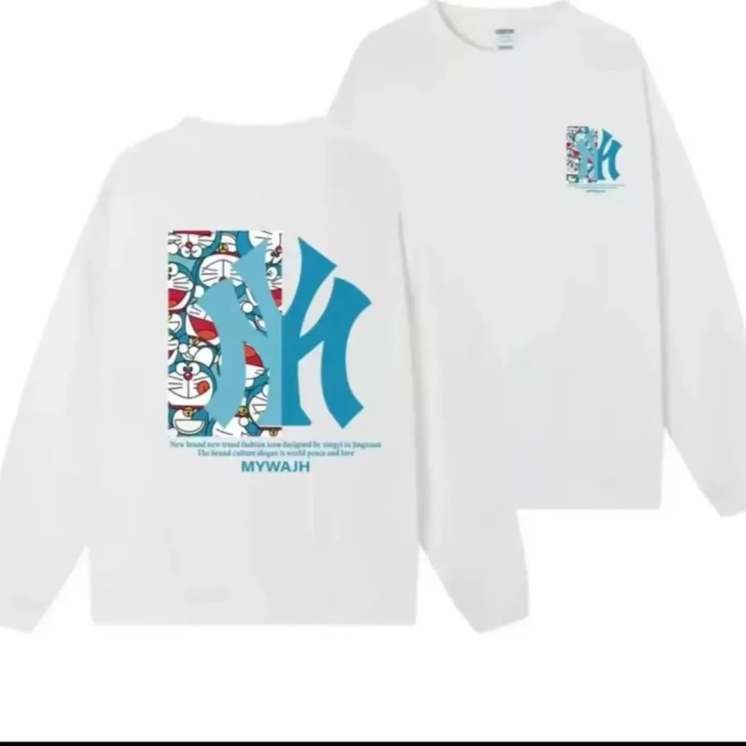 时尚男士宽松国潮卫衣卫衣打底衫圆领秋冬季男长袖