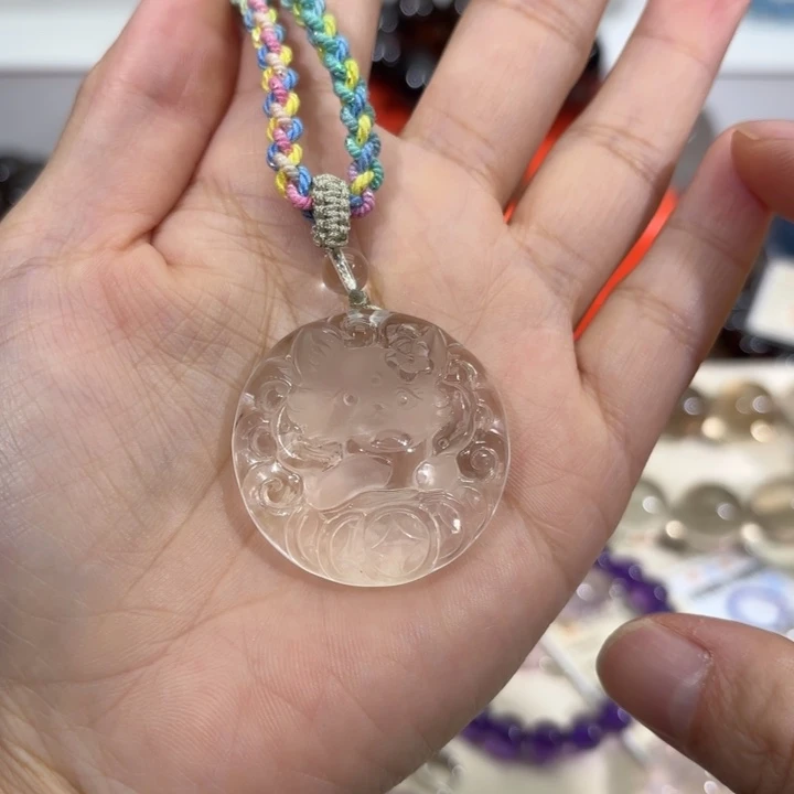 未镶嵌手链水晶吊坠