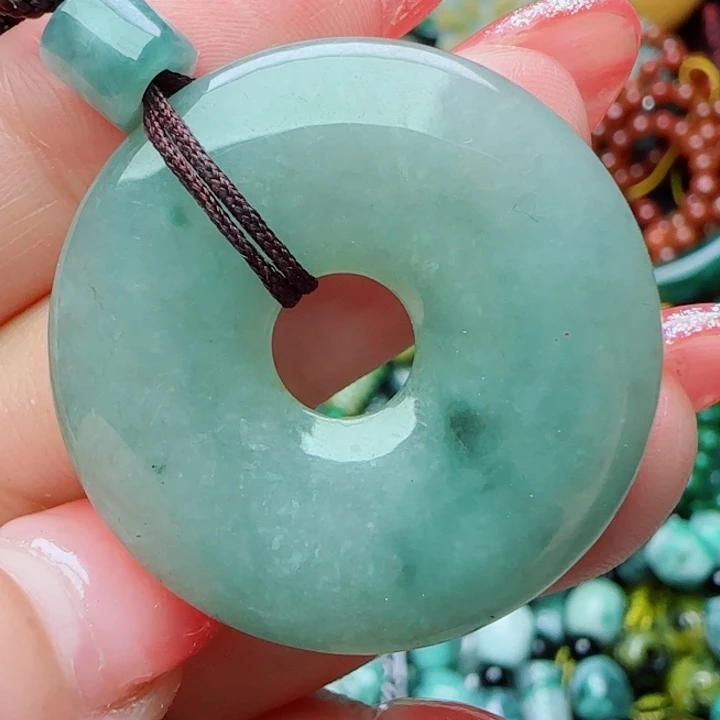 翡翠未镶嵌颈饰天然A货36