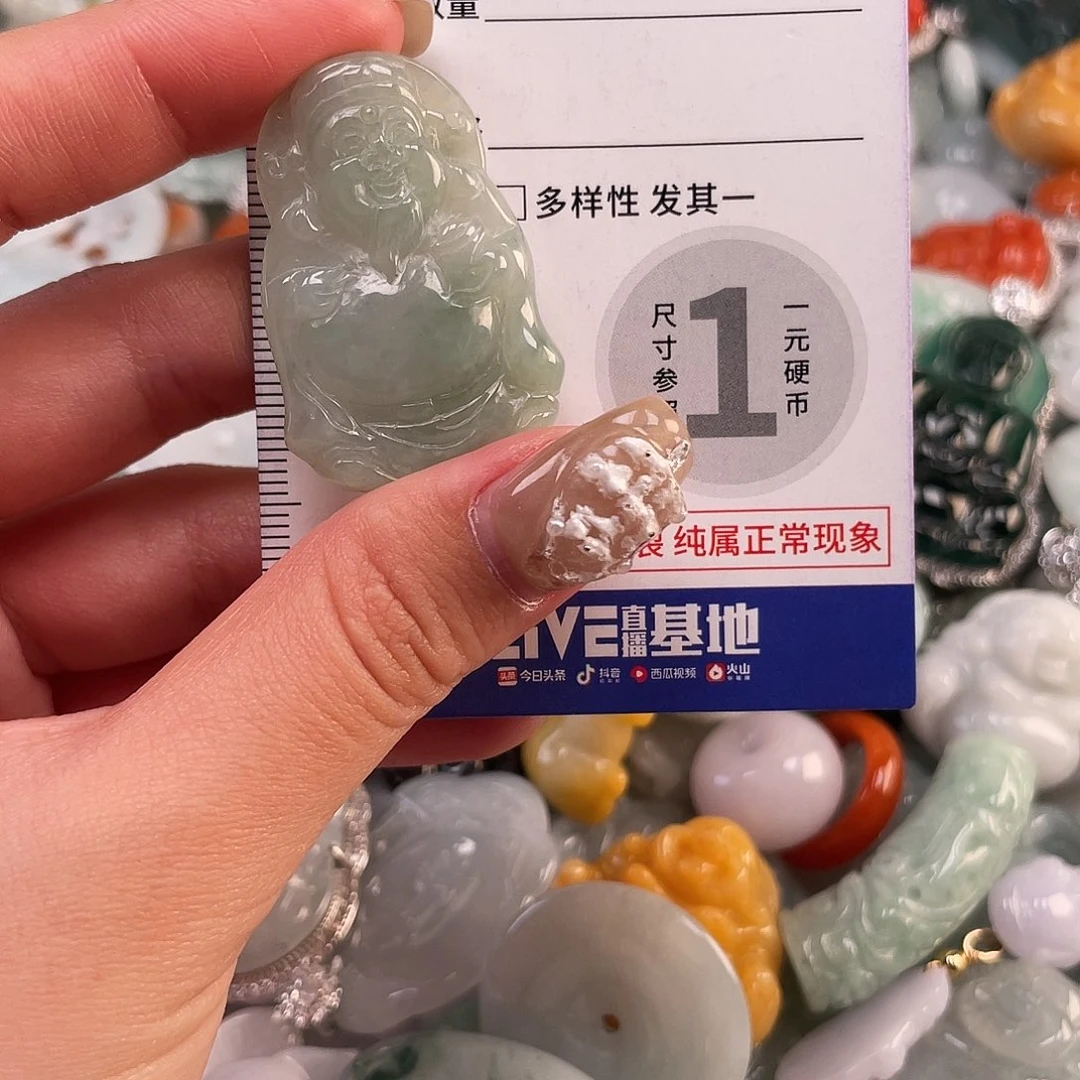 翡翠未镶嵌颈饰1610