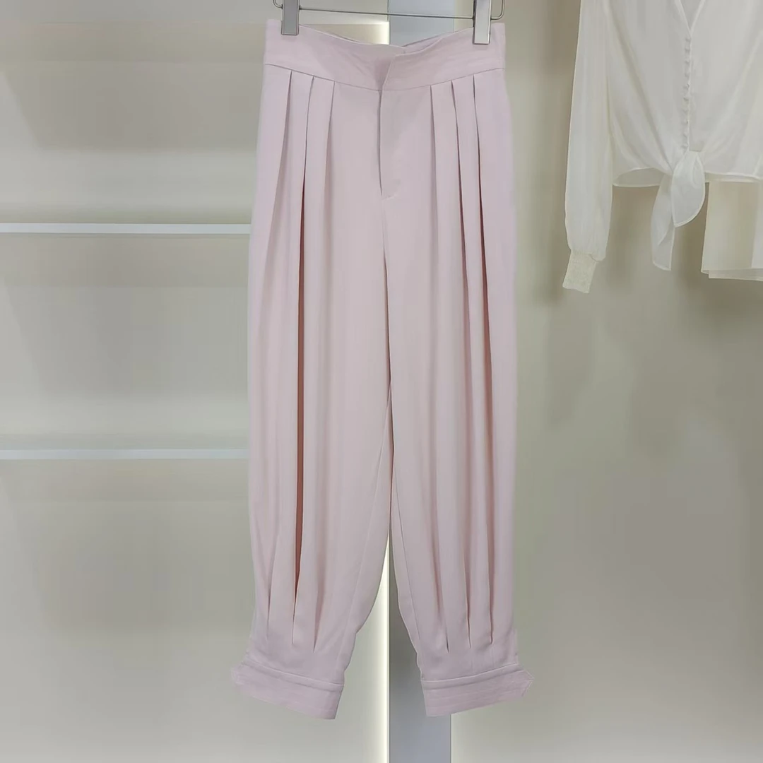 麦迪尚品【蒙M】5050156 夏季休闲通勤休闲长裤品牌撤柜女装
