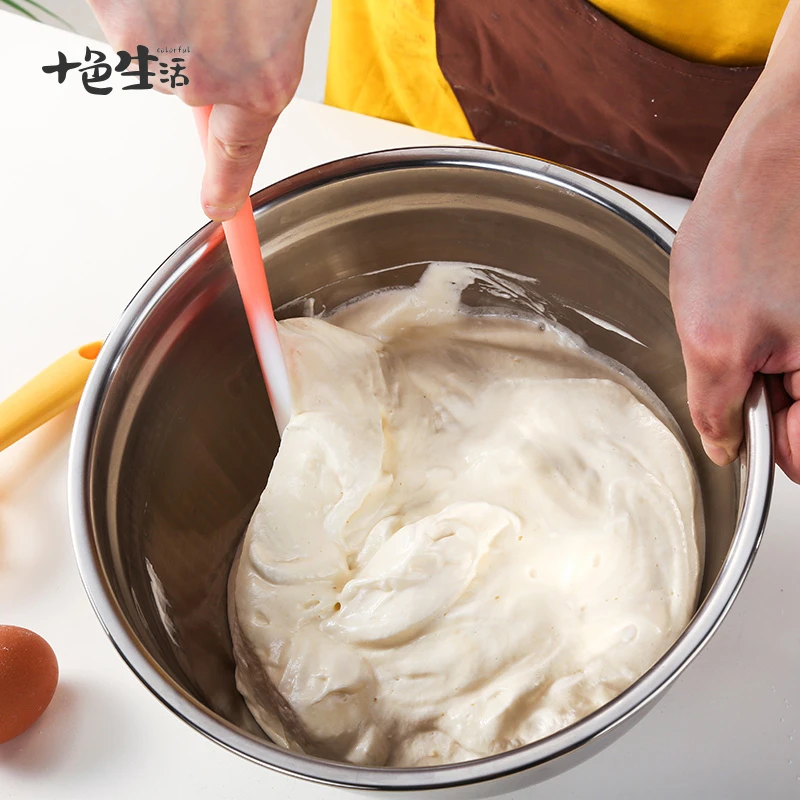 【直】烘焙工具加厚加深防滑打蛋盆桶不锈钢盆洗菜盆和面盆沙拉盆
