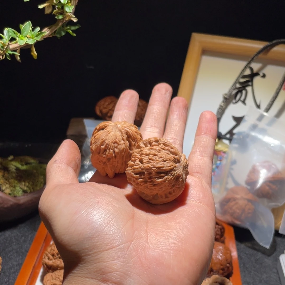 ****1文玩核桃把件磨盘 39