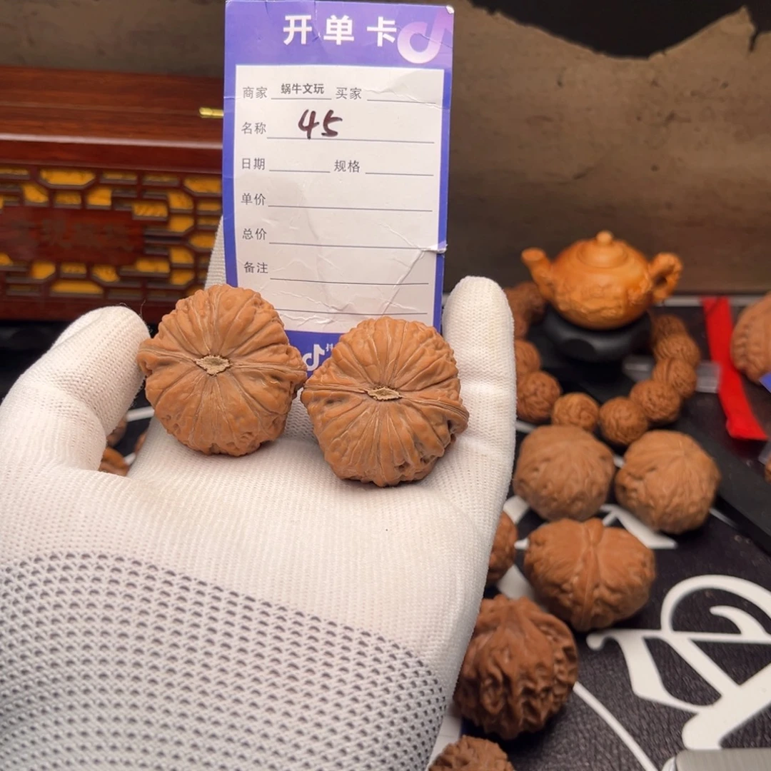 把件文玩核桃45平底锅
