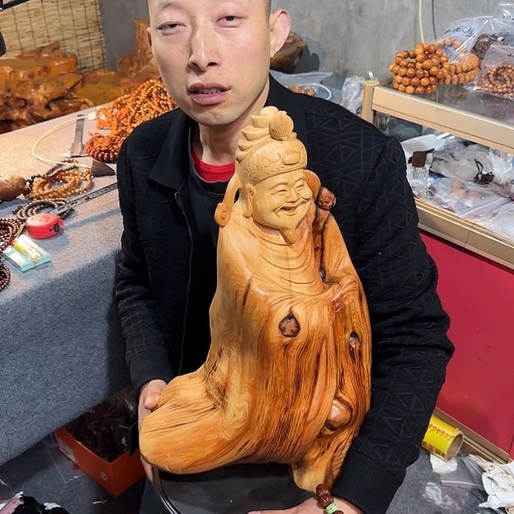 拓***店柏木（崖柏）全陈化老料把件串摆件