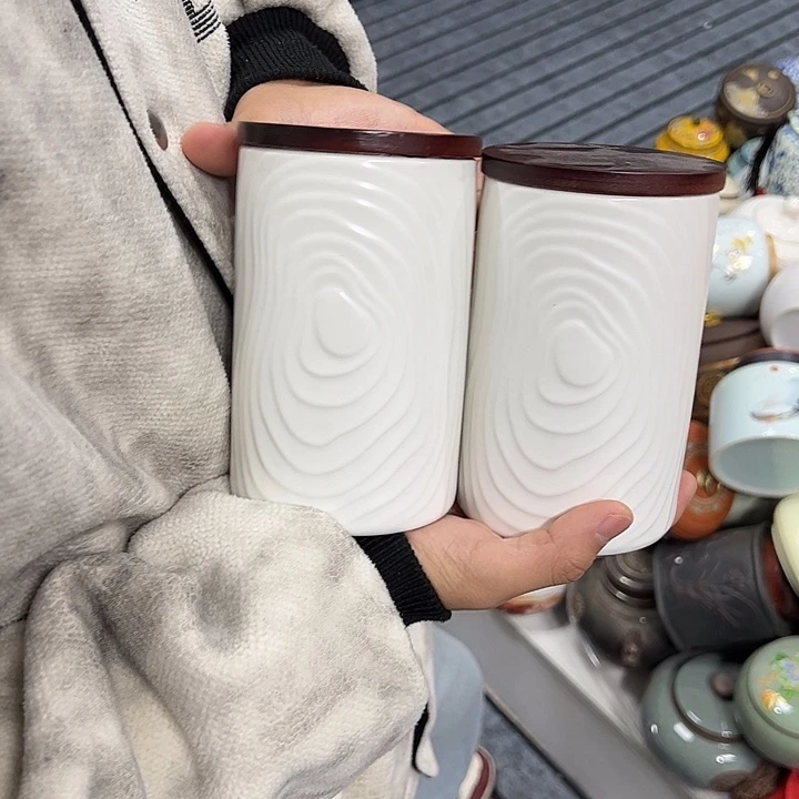 茶叶罐陶瓷家用储物罐瑕疵福利品介意勿拍