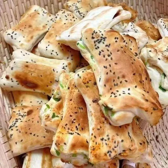 邳州特产葱花芝麻发面小饼