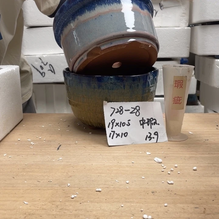 粗陶多肉花盆微瑕28