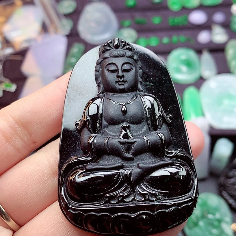 【闪购商品】吊坠(不含链)未镶嵌翡翠观音