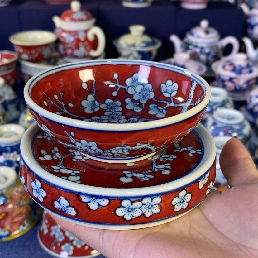 【闪购商品】水*怪景德镇陶瓷杯子➕杯垫