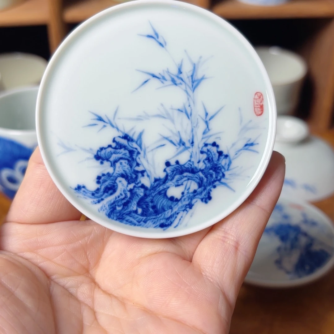 宸***宸盖置竹子手工手绘