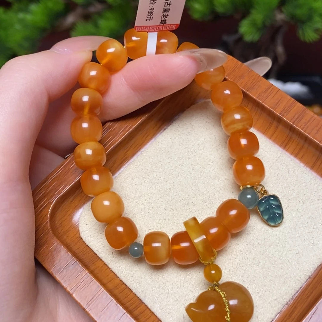【闪购商品】未镶嵌蜜蜡手链手串