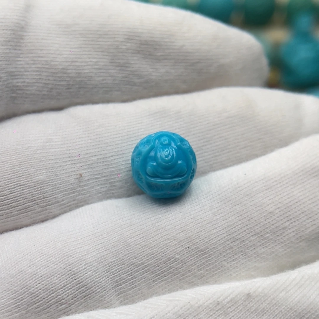 绿松石未镶嵌颈饰卡10.5