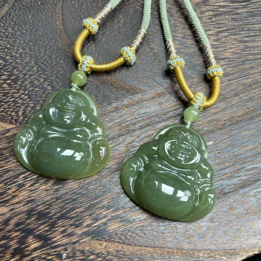 【玉经纶】6403/HQ93-和田玉佛公吊坠-多样性发其一