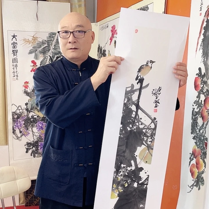 国画张圣敏先生纯手绘作品