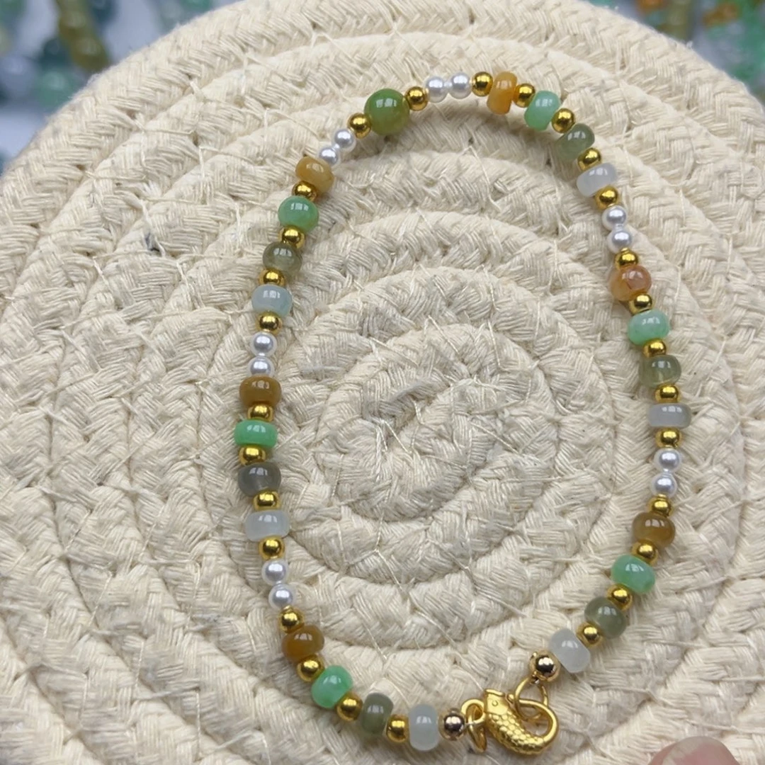 翡翠未镶嵌手链翡翠