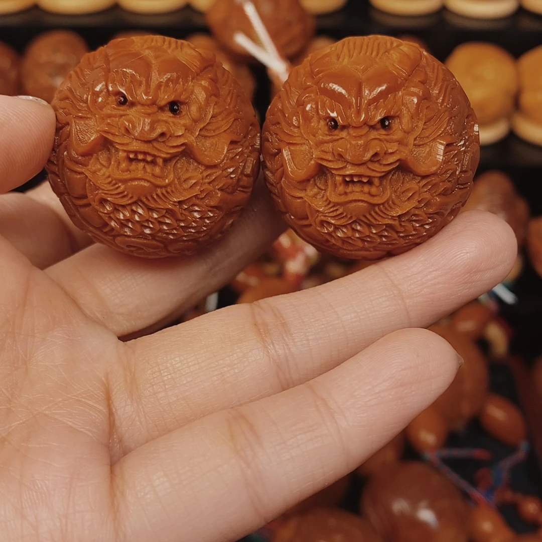 橄榄核手串/手链龙珠一对0088