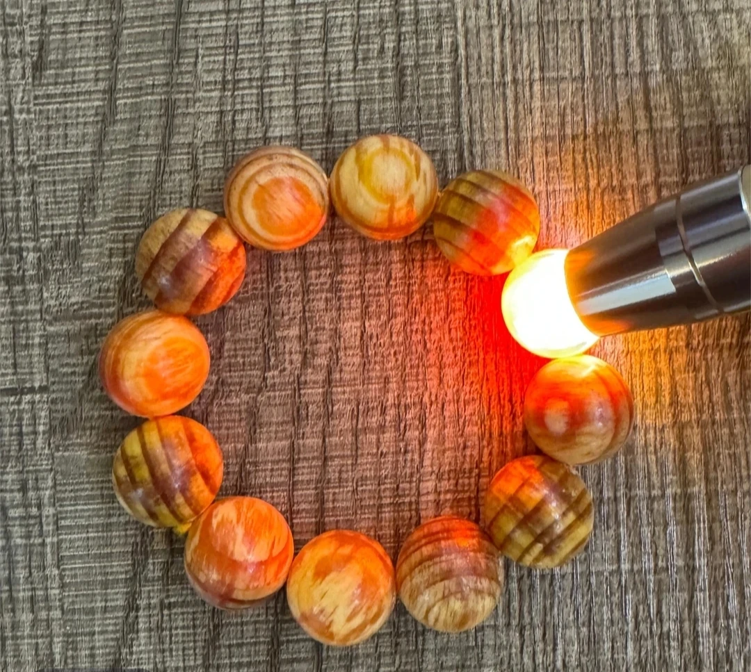 【不带盒发货】全透血龙木1.8圆珠  1306