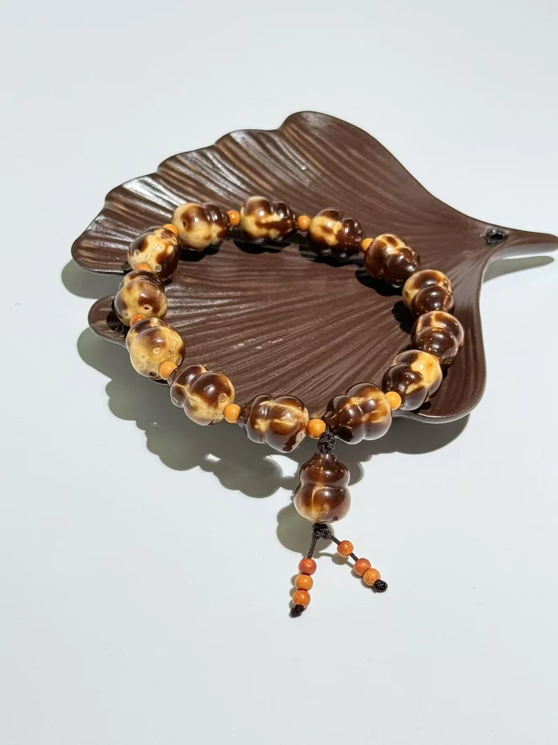 兜里藏【小花鼠】紫金鼠雕刻小花鼠葫芦天然原色文玩