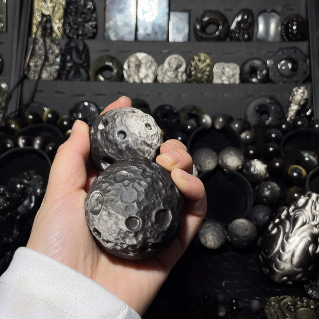 元***神黑曜岩未镶嵌珠宝奇石