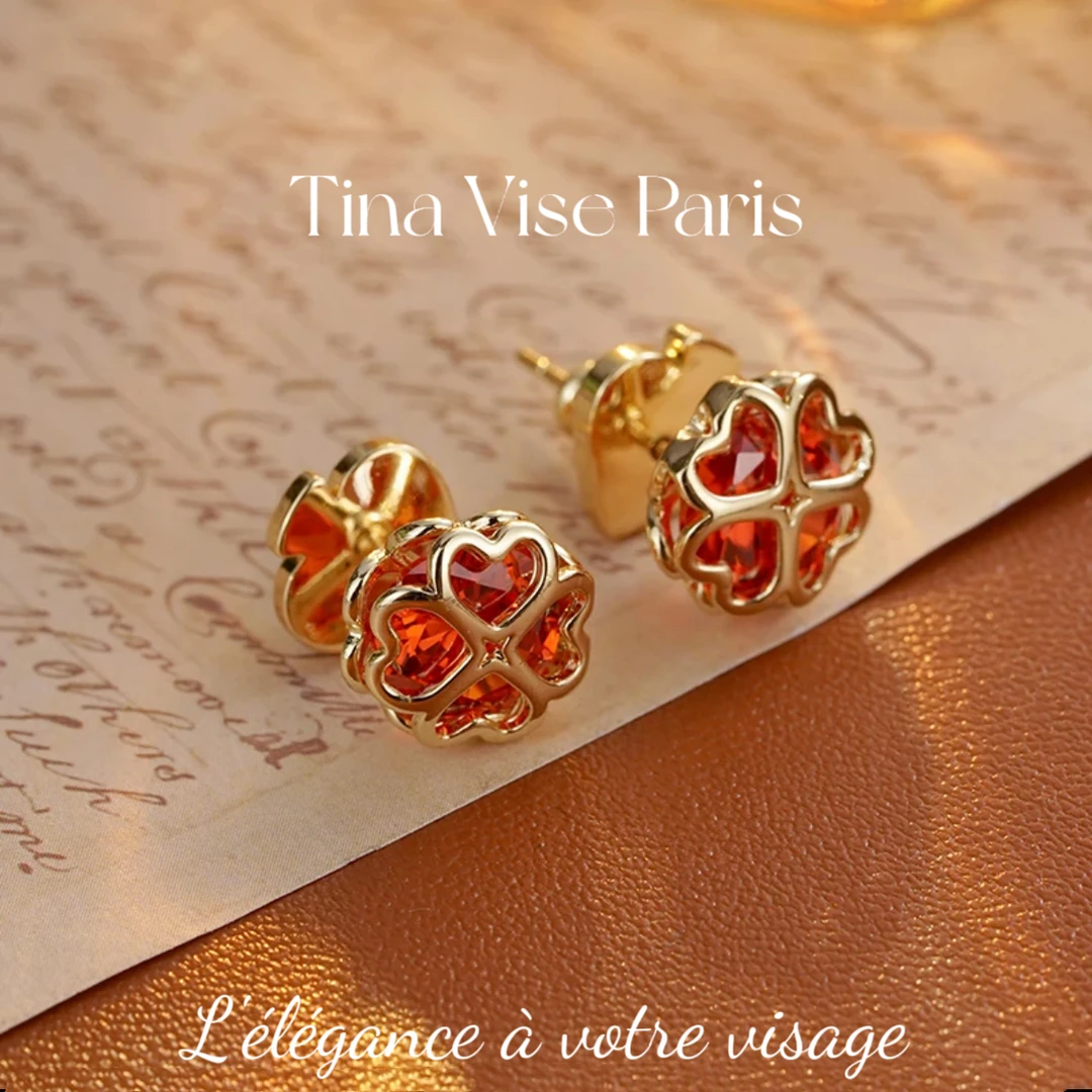 铜合金耳饰 A620《回廊旧事》法⭐️ Tina Vise  缇娜薇斯 耳钉