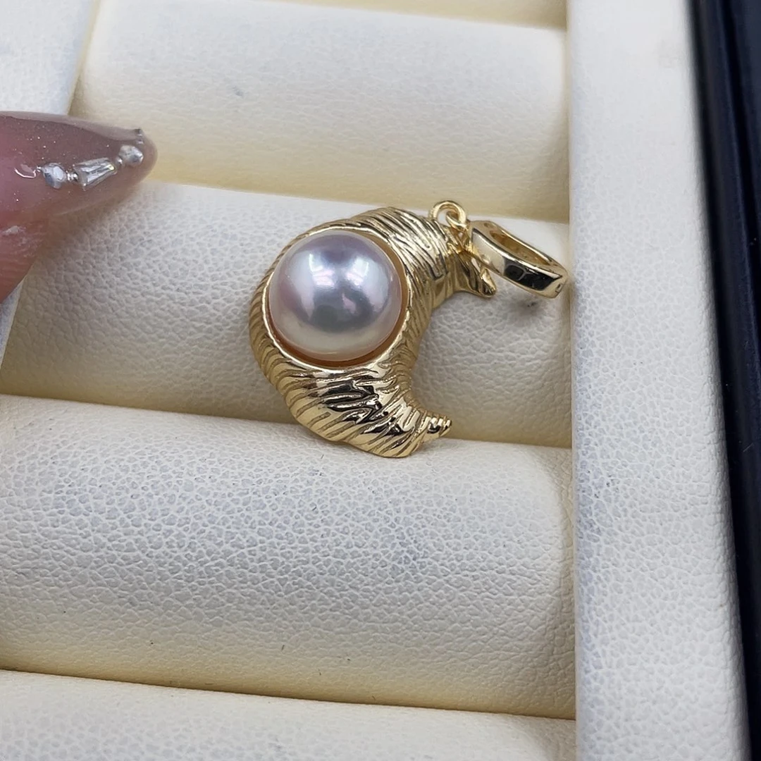 海水珍珠颈饰银S925镶嵌