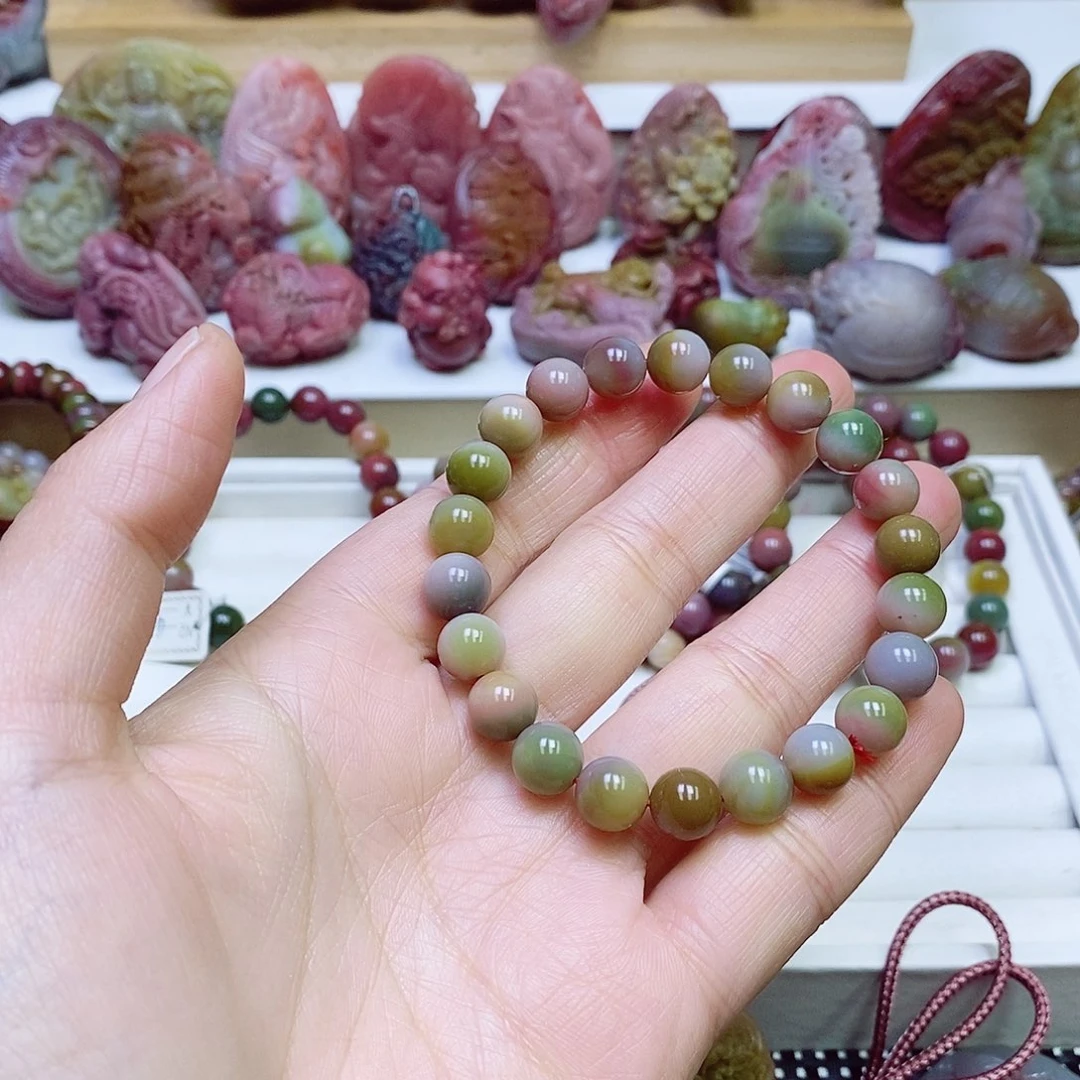 玛瑙/玉髓盐源玛瑙手链未镶嵌