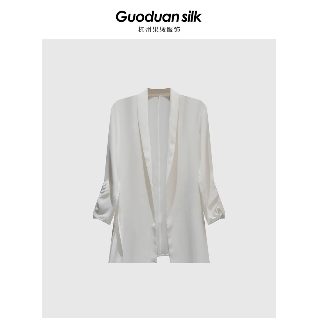 微瑕果缎夏季新款西装外套 MJJ7-WX07