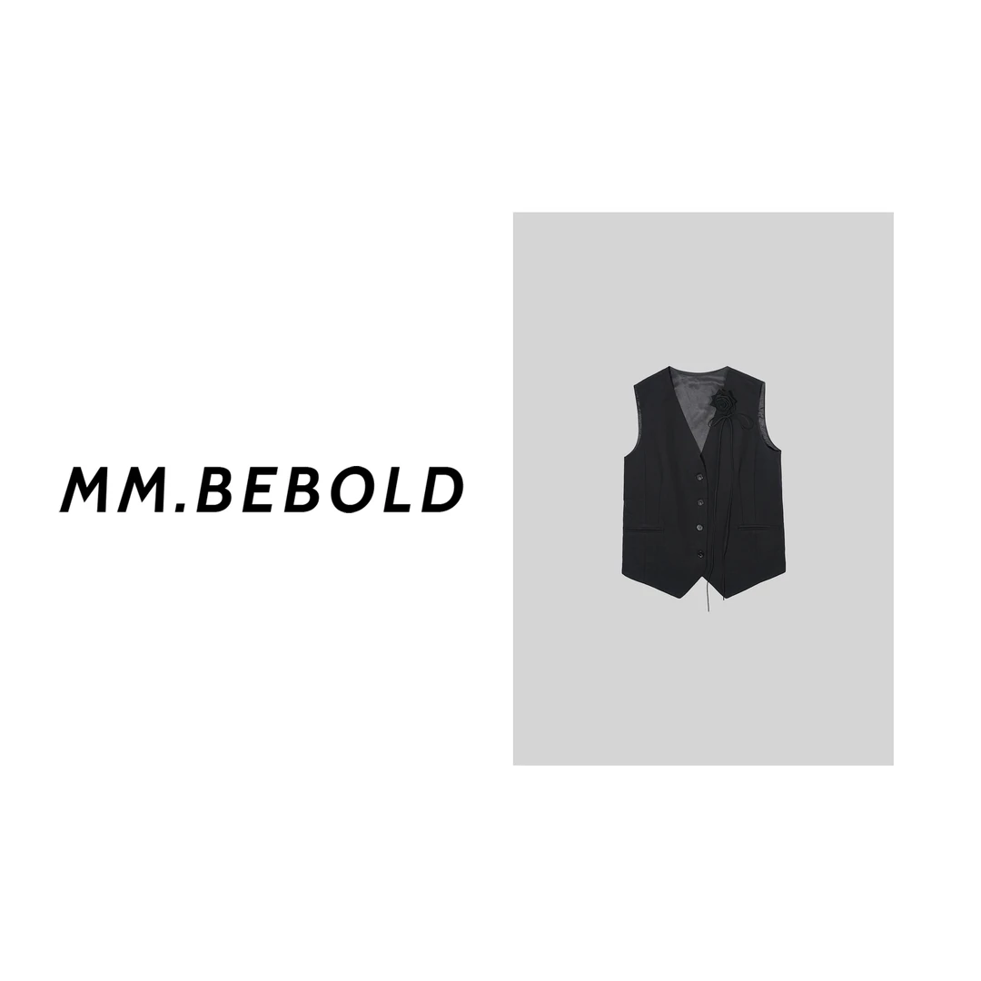 【妙姐精选】鲸引 精致优雅V领无袖马甲XYXS843