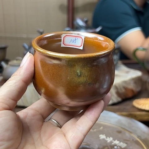 戬谷龙窑柴烧茶杯108