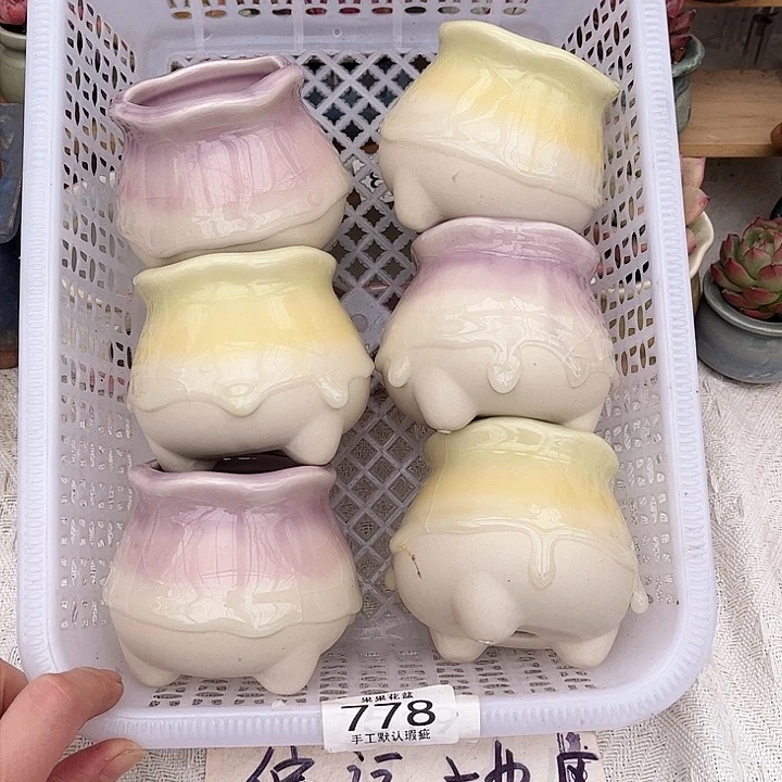 红陶陶瓷花盆778