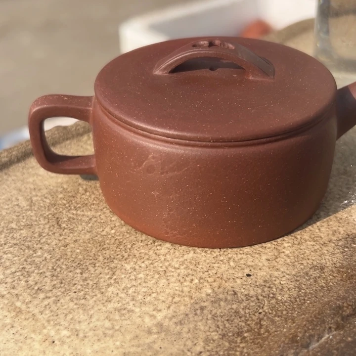 茶案紫砂紫泥汉瓦150cc