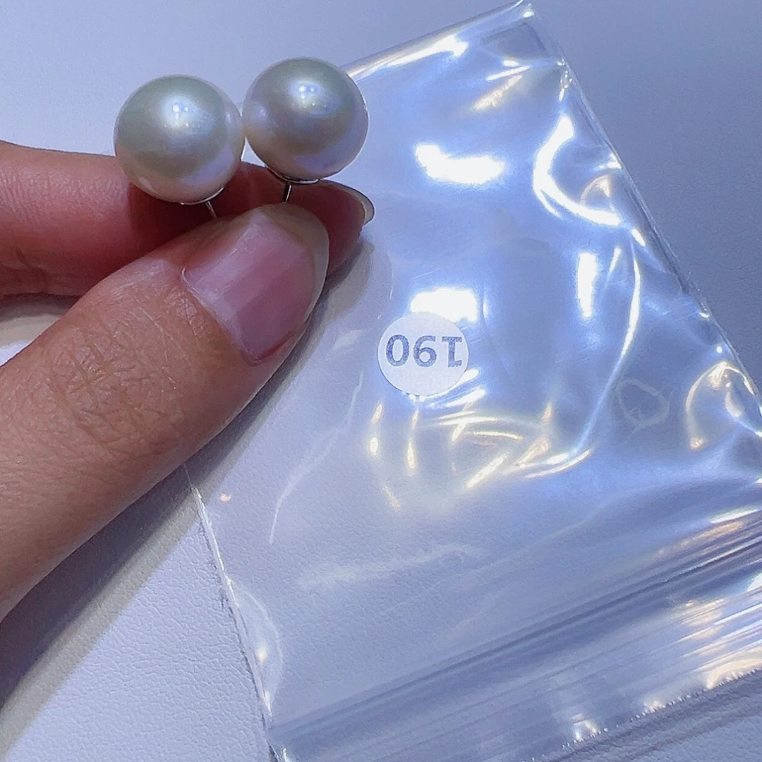 银S925镶嵌耳饰淡水珍珠