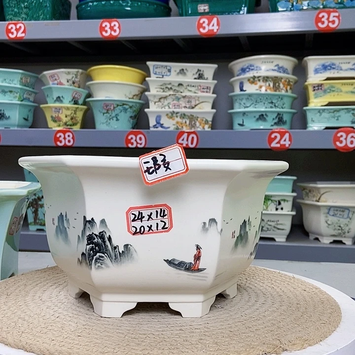 紫砂花瓶紫砂花盆