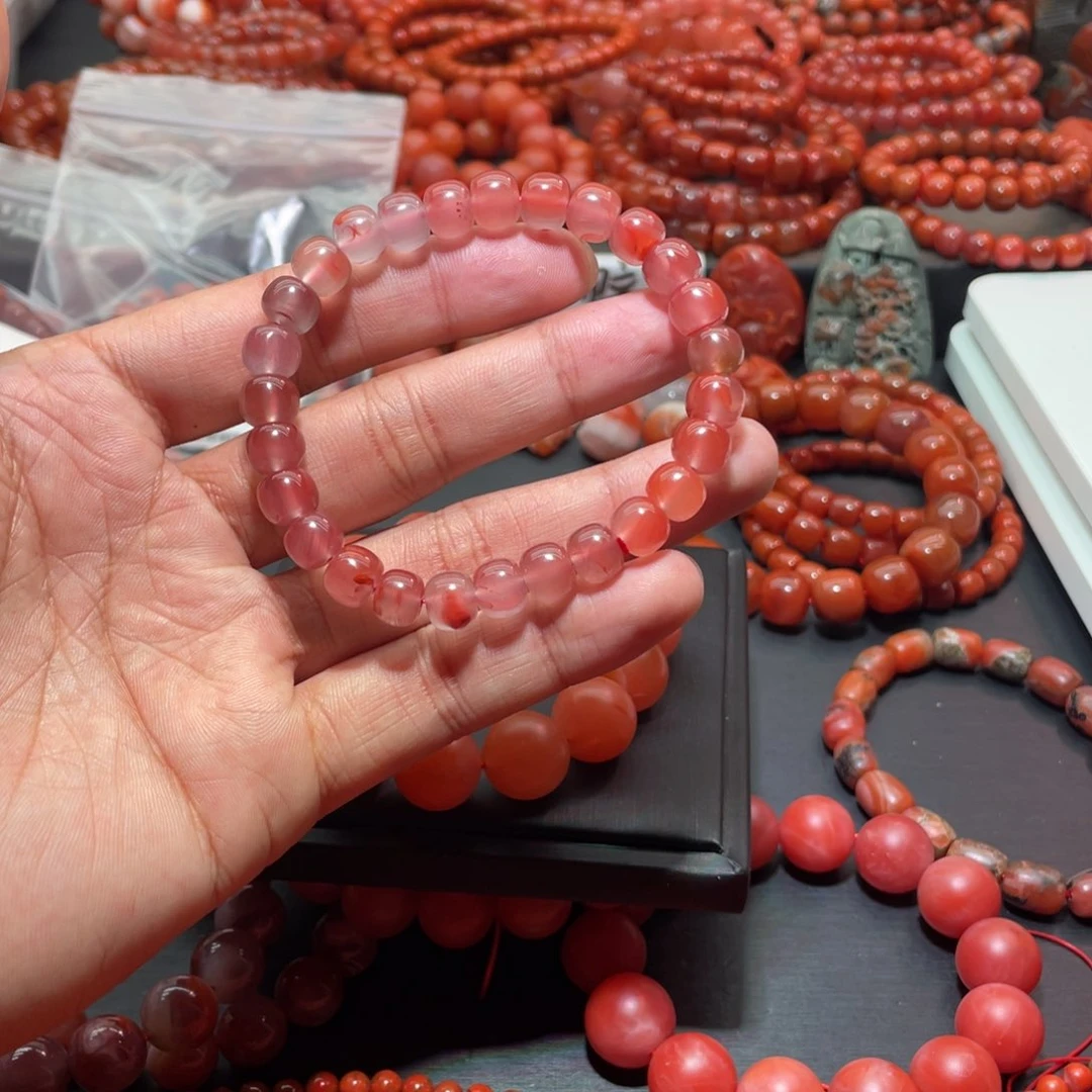 南红玛瑙手链未镶嵌、****