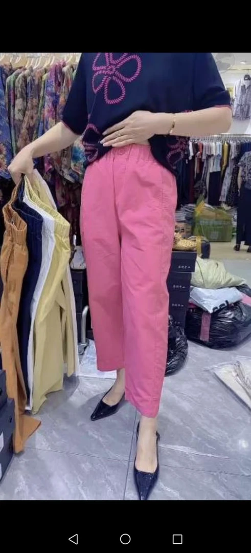 8866阔腿裤运动夏季宽松夏款休闲裤短时尚薄款