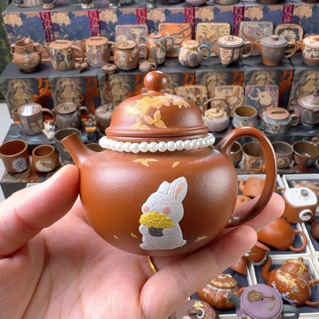 茶壶紫砂120cc原矿精工半手