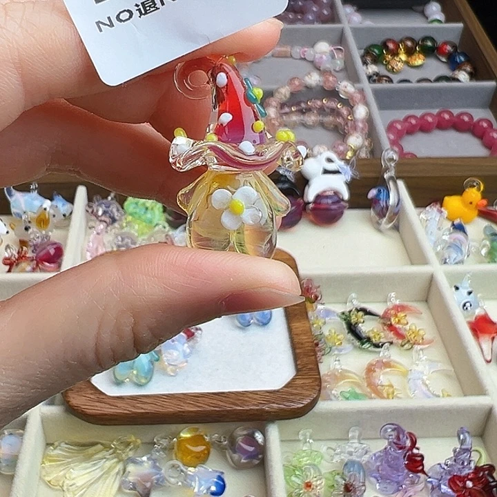 琉璃吊坠(不含链)鹿****_57号蘑菇人