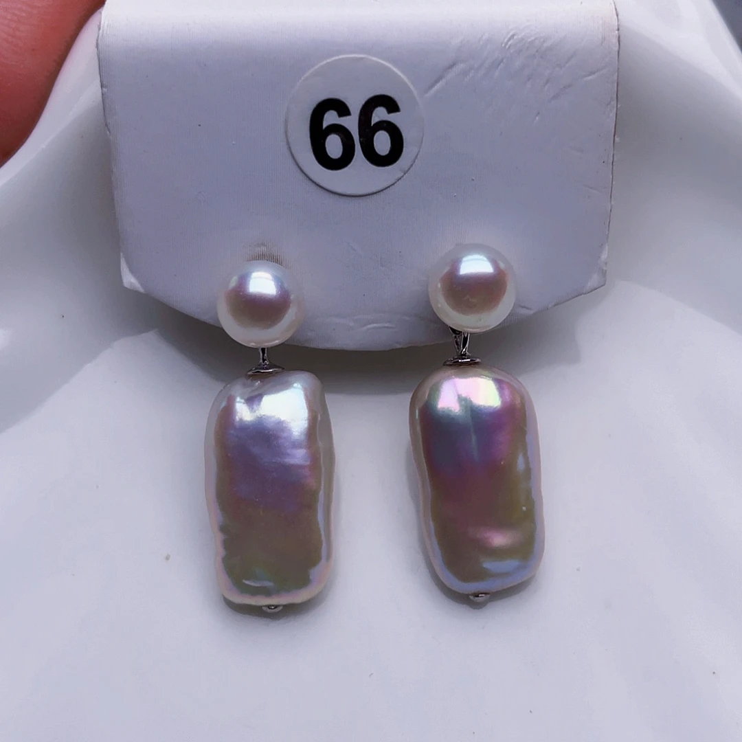 未镶嵌淡水珍珠耳饰