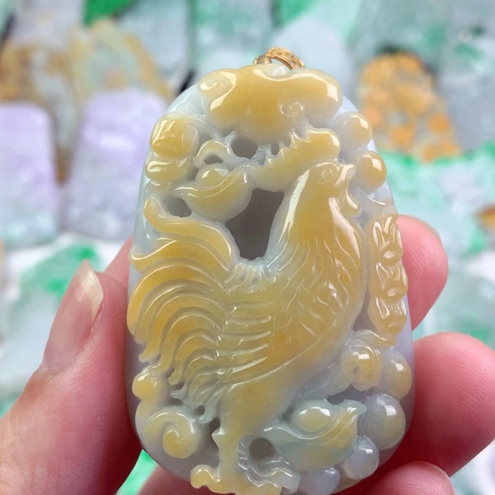吊坠(不含链)未镶嵌翡翠
