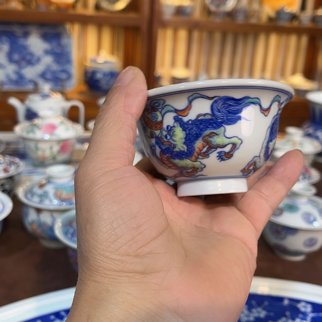 錡镇堂手工手绘杯