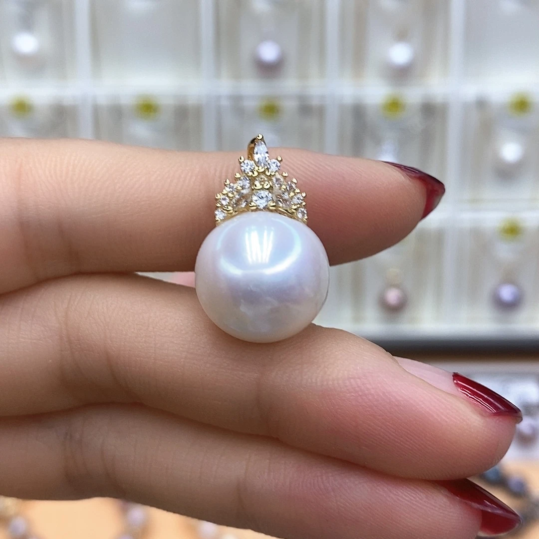 合金淡水珍珠项链
