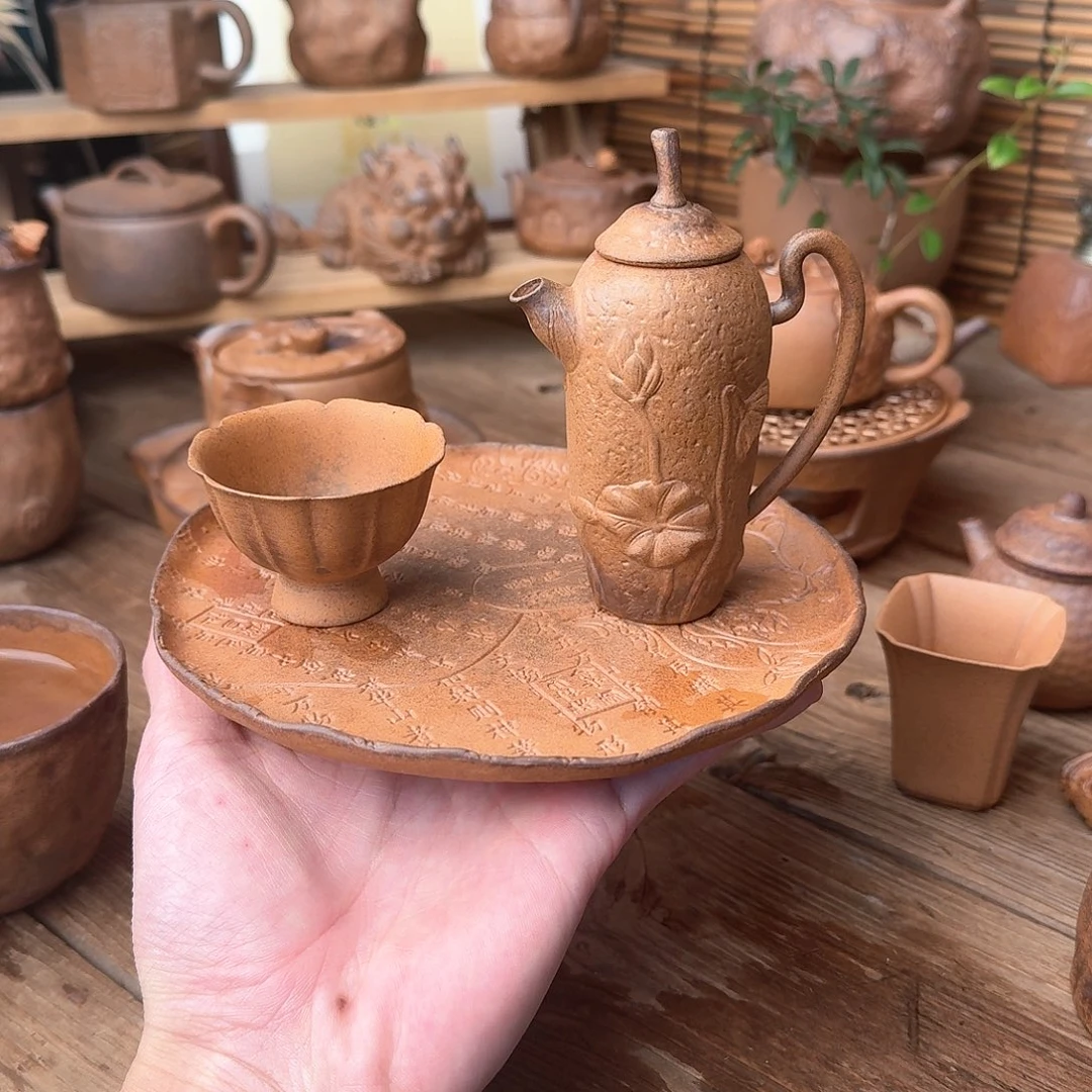 原矿老岩泥茶器系列