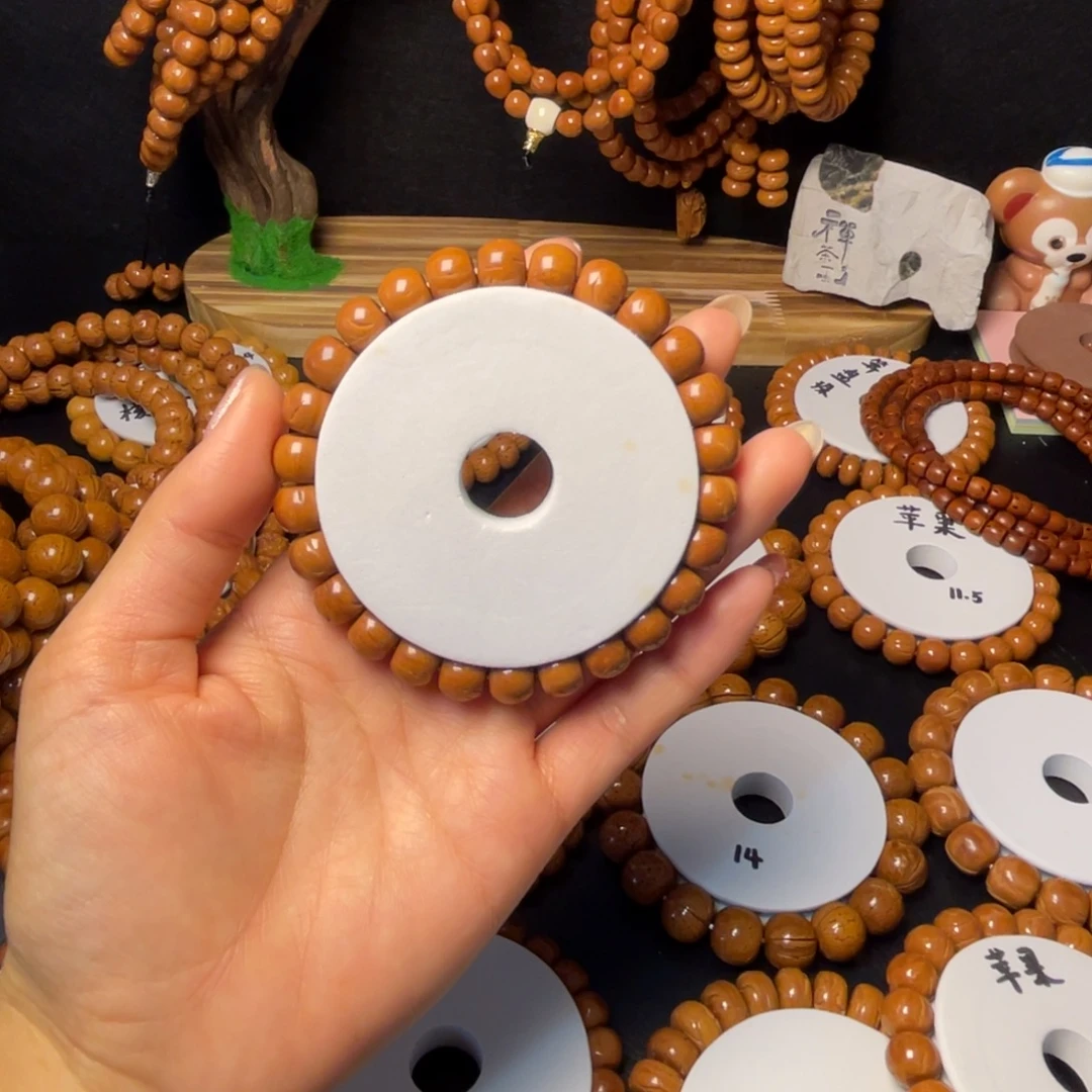 手串桃核10.3尺寸龙纹鼓珠手串