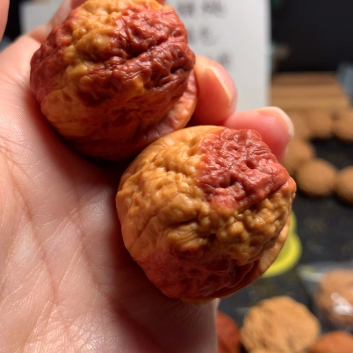 文玩核桃吊坠七彩虎斑蟾41尺寸