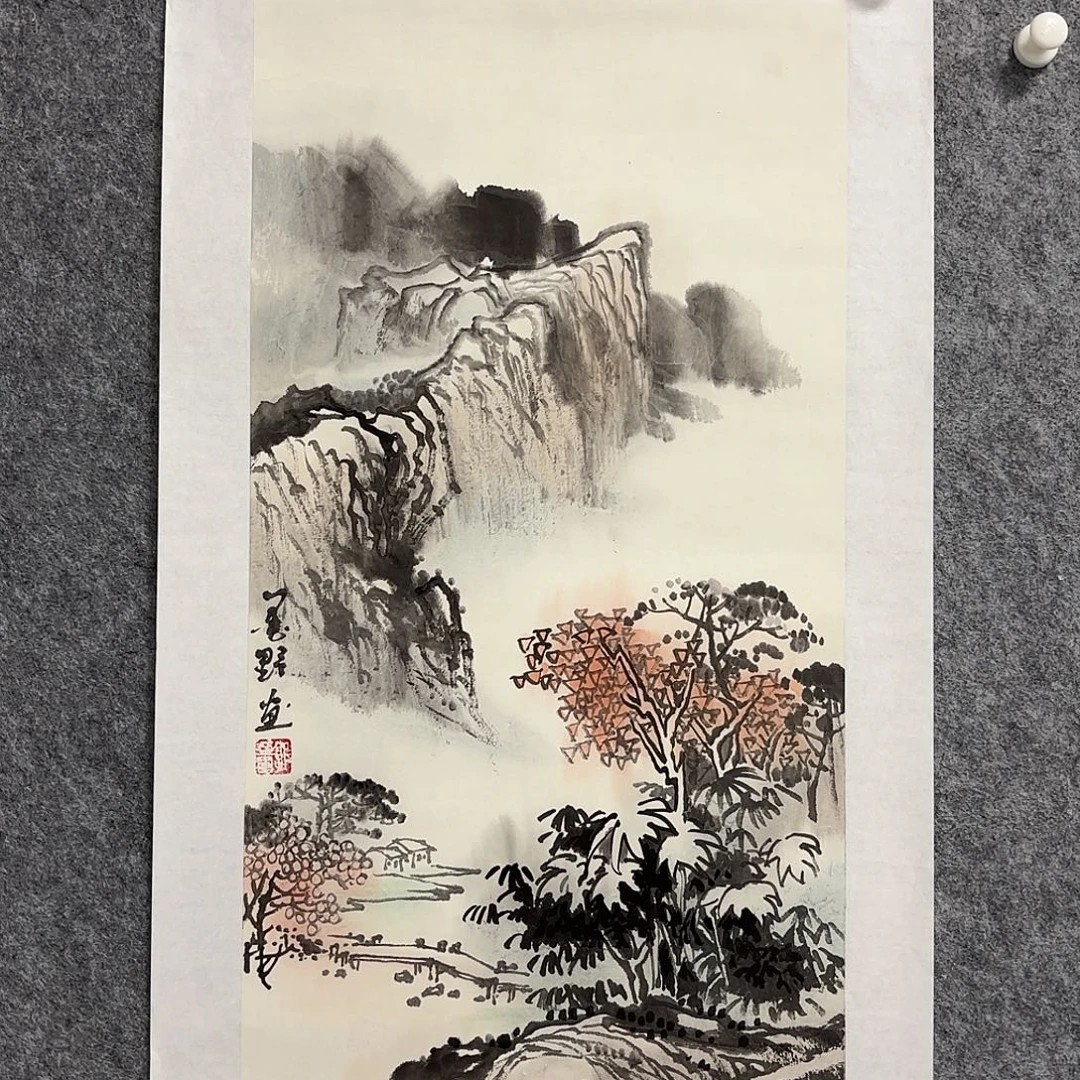 国画国画作品山水
