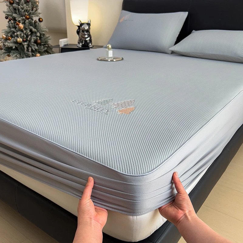 正宗A类乙纶冰豆豆凉席床笠夏季防滑床垫床罩可机洗空调软席