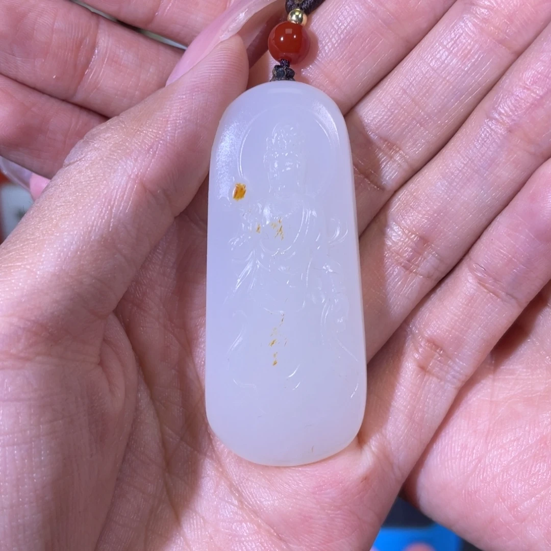 标***哥和田玉未镶嵌挂件